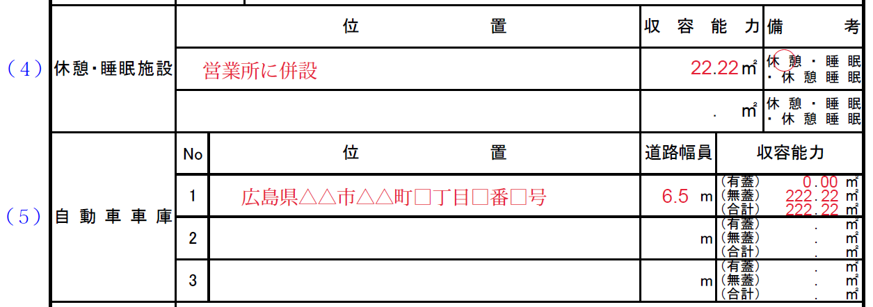 事業計画記入例